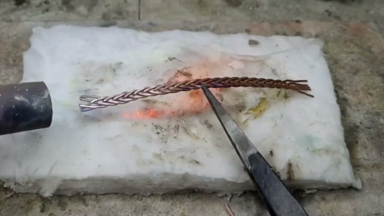 Copper Wire Ring Making ! Copper Ring Making Finger Green ! Handmade Jewellery👍