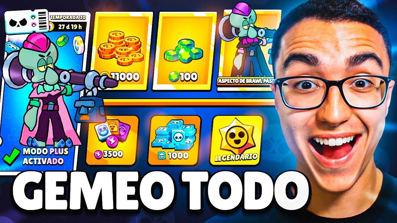 COMPRO TODO el NUEVO *BRAWL PASS PLUS* de BOB ESPONJA + 60 DROPS😋