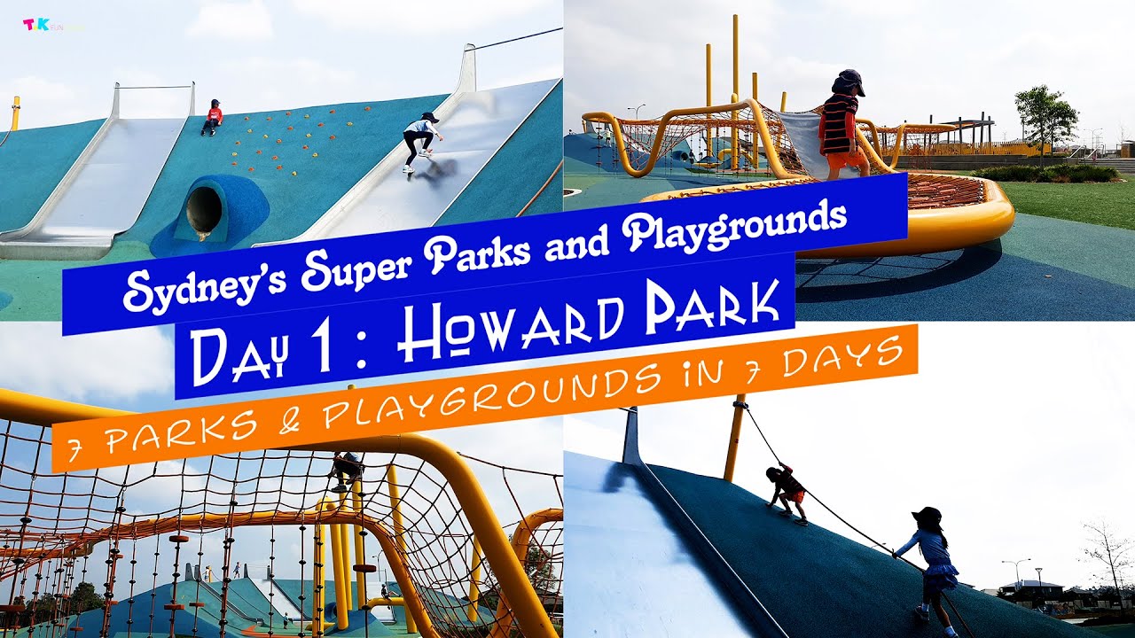 Tulip and Keanu Visiting 7 Sydney's Super Parks and Playgrounds in 7 Days | Day 1 Howard Park