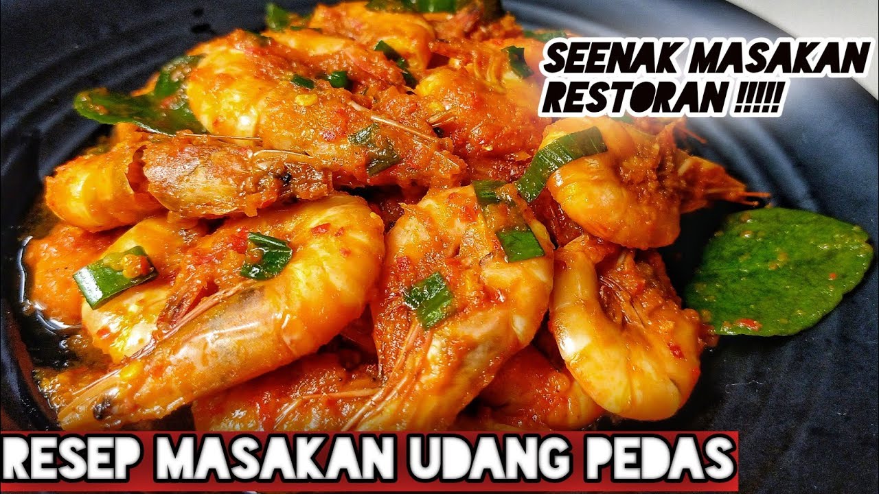 RESEP MASAKAN UDANG PEDAS
