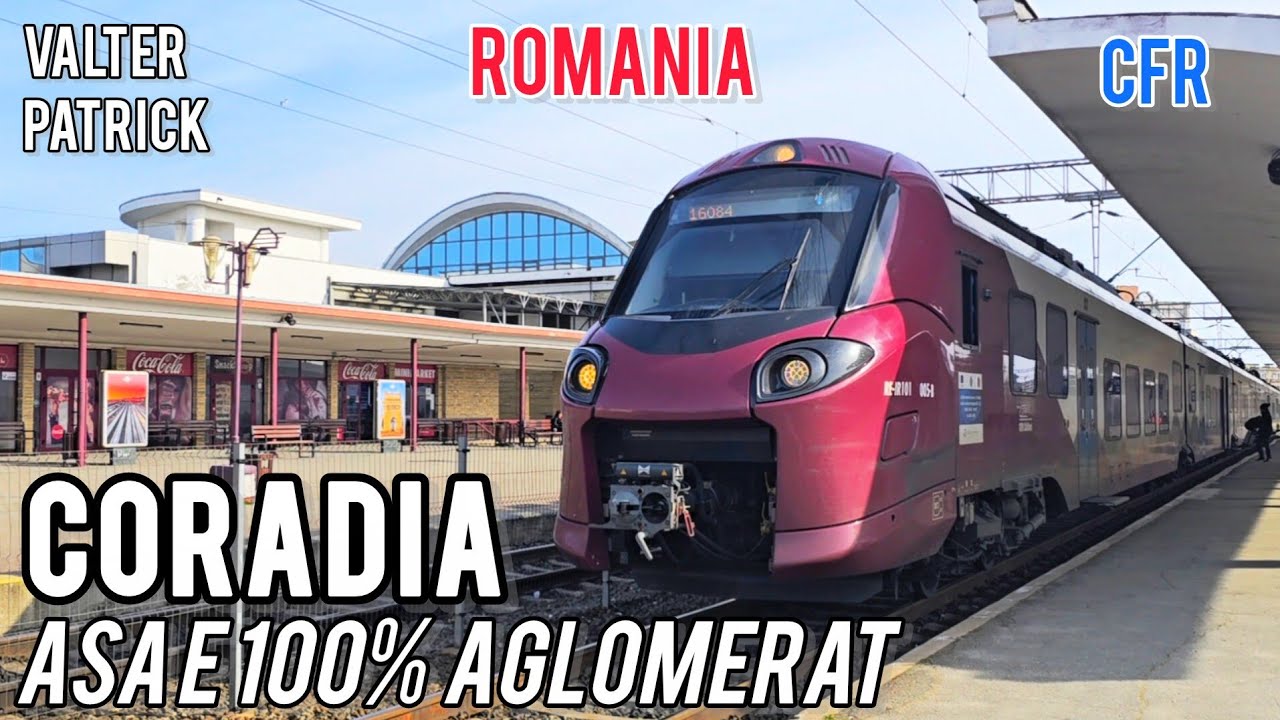 Calatorie de care ne e teama | Alstom Coradia la 100% ocupat pe Constanta-Bucuresti