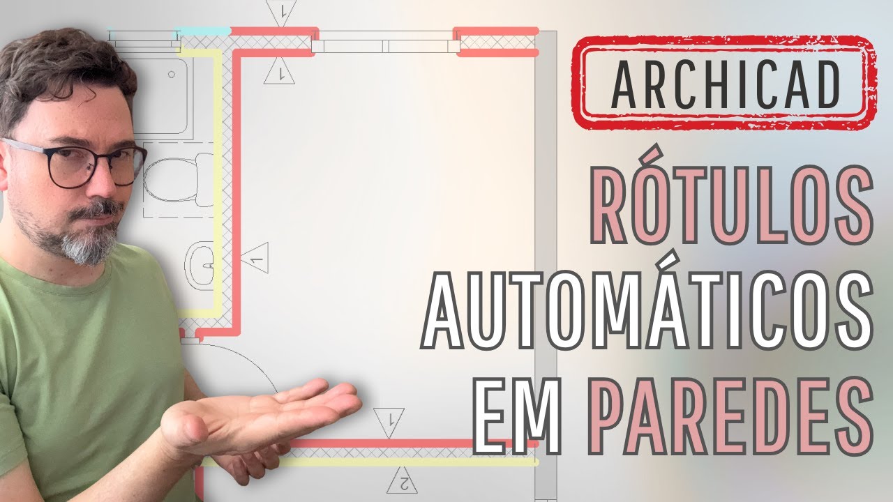 BIM ArchiCAD: : Rotulagem Automática de Paredes Compostas com IDs (Avançado)