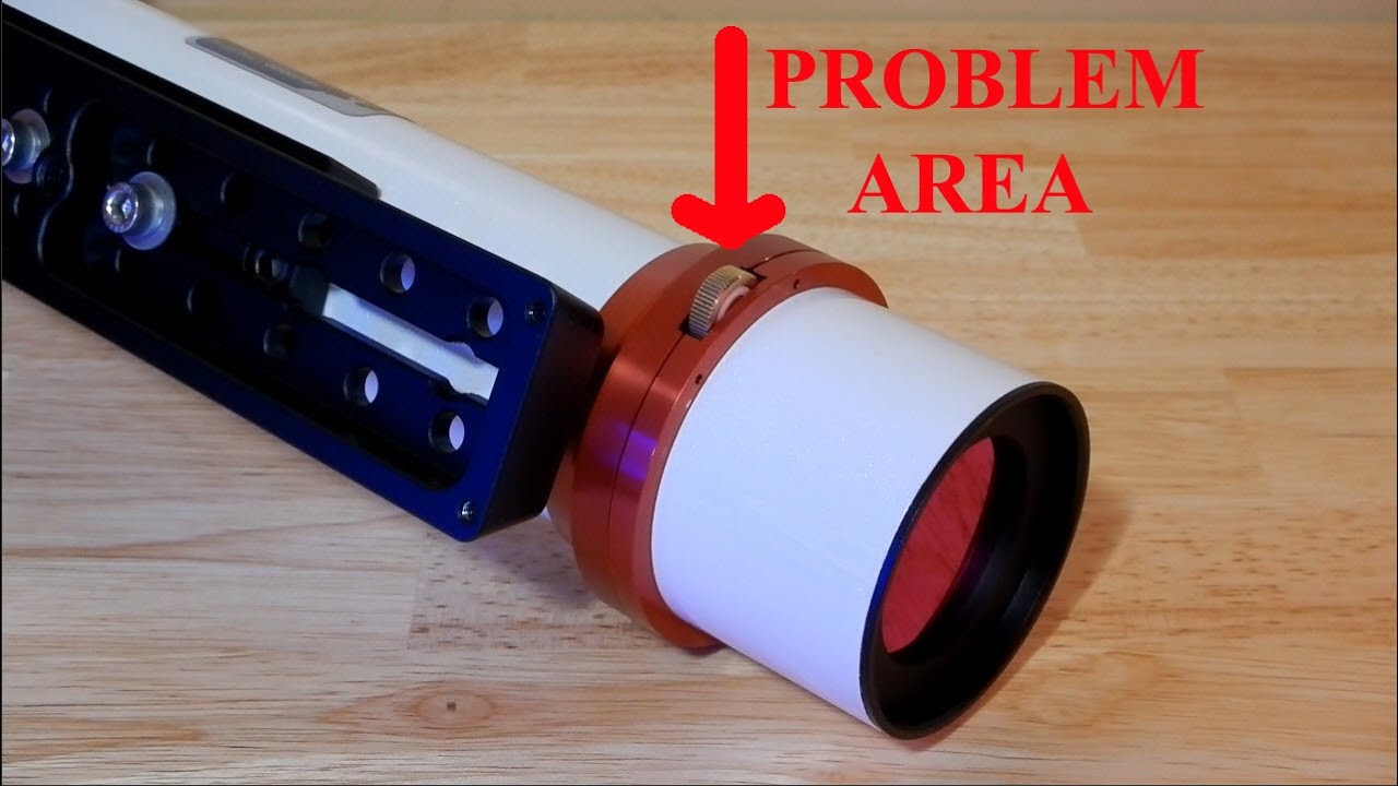 Lunt 40mm Dedicated Hydrogen-Alpha Solar Telescope - AN ISSUE IN THE THUMBWHEEL AREA STUD HOLDING IT