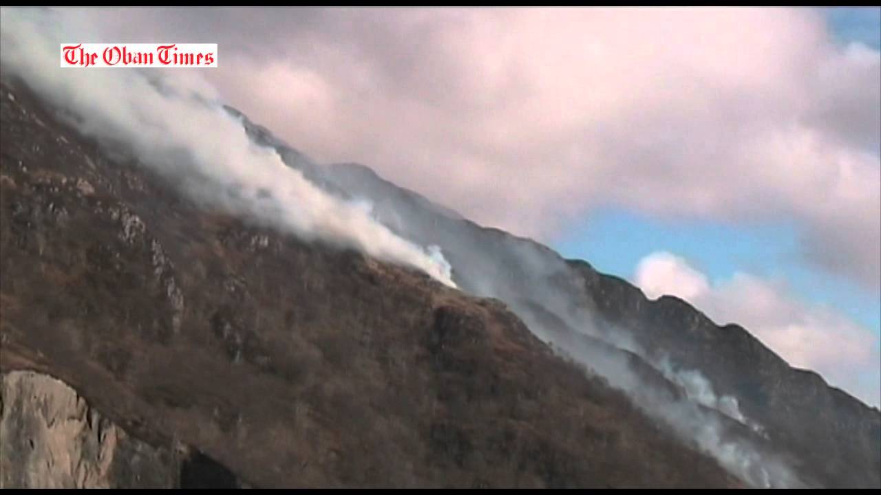 Bonawe hill fire, March 27 2103