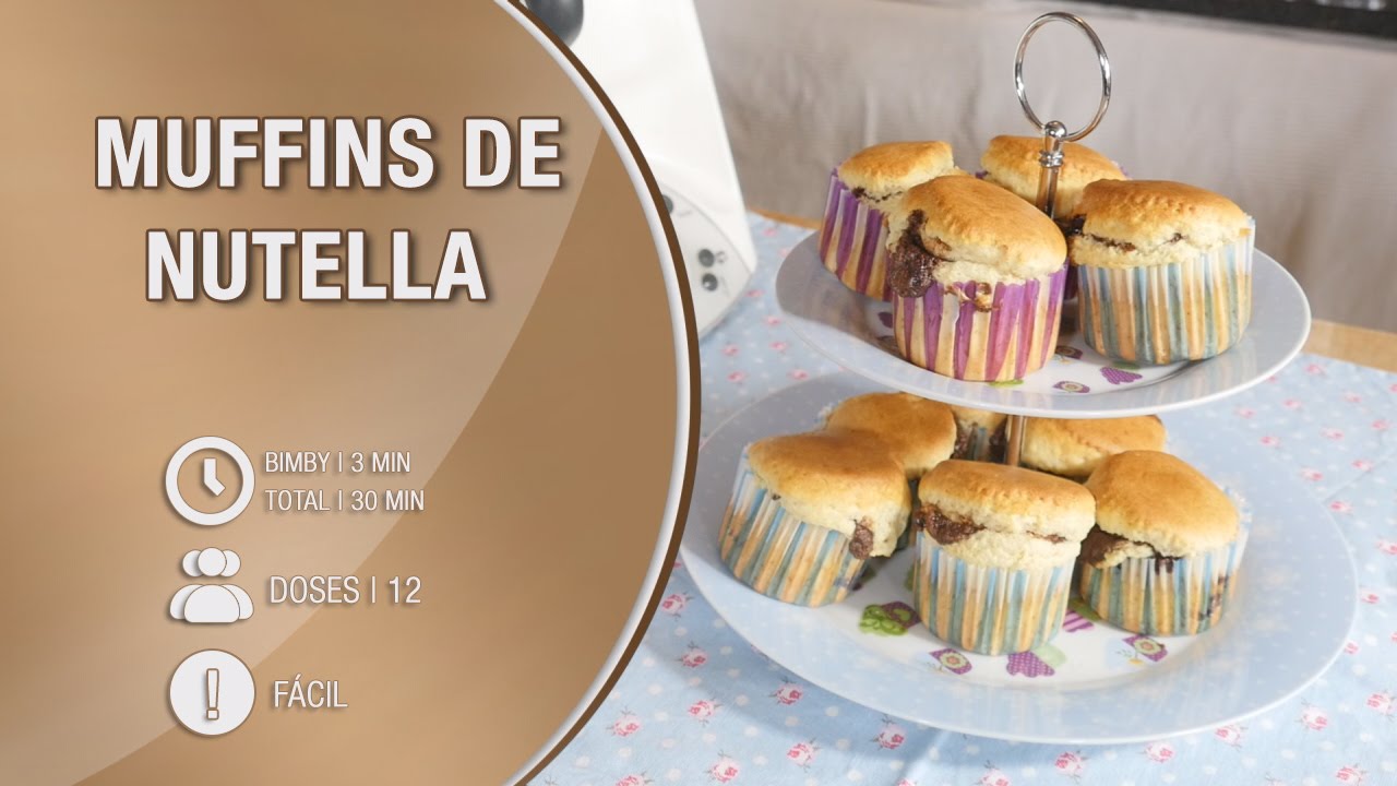 Muffins de Nutella - Receita Bimby / Thermomix