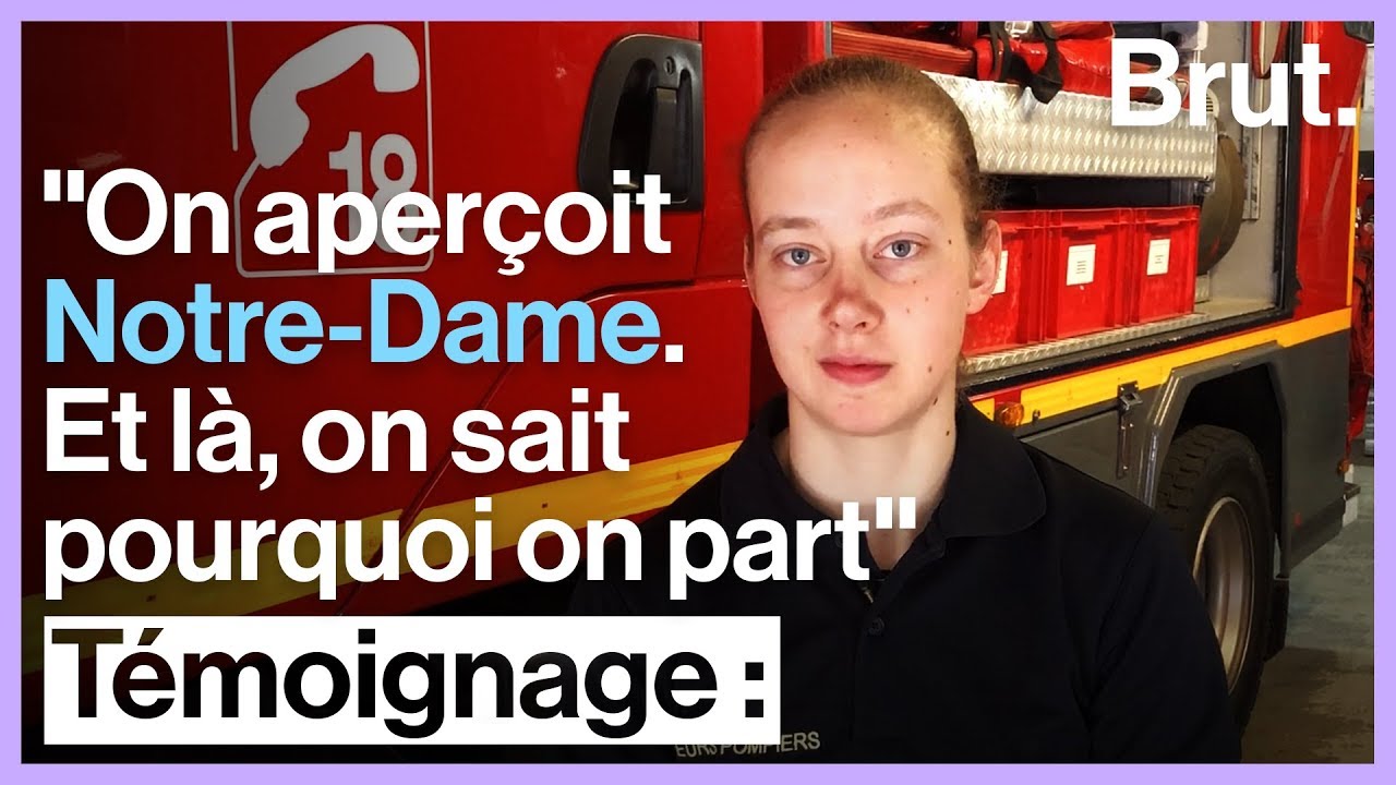 Incendie de Notre-Dame : Myriam, caporal-chef des Pompiers de Paris raconte