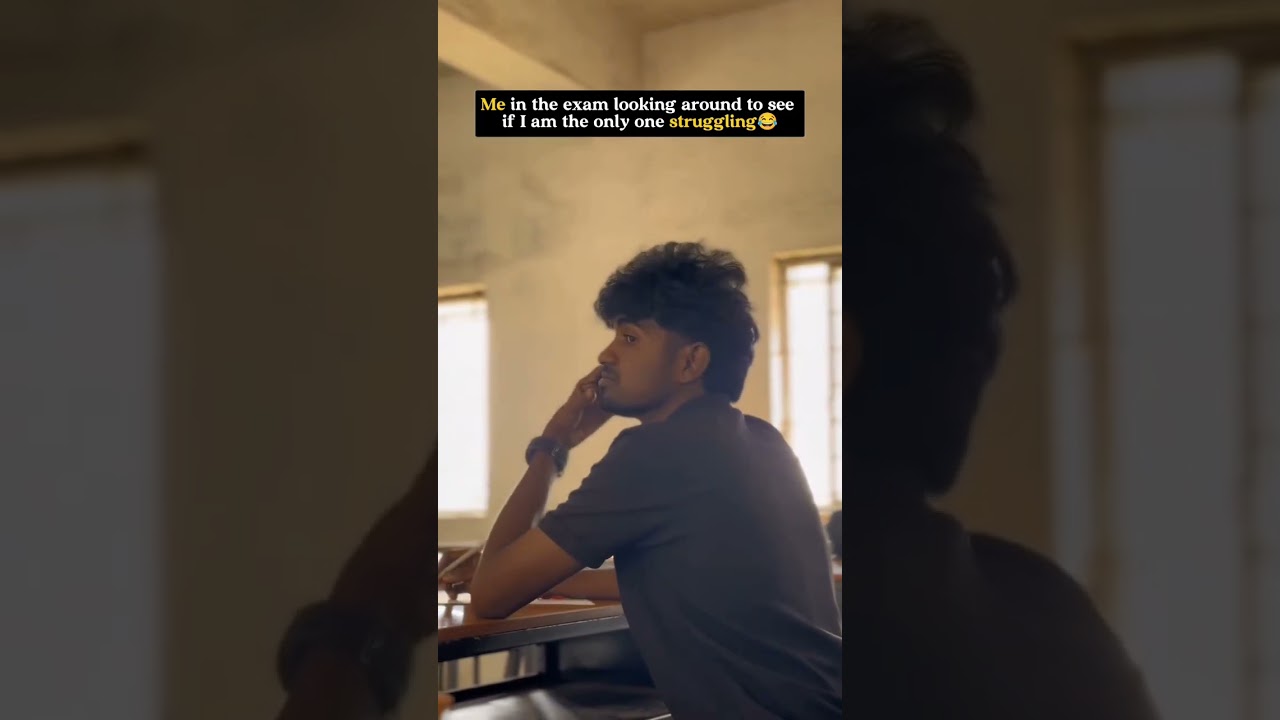 Me in exam hall🧐🙄😂..#shorts #viral #comedy #college #school #exam #study #relatable #funnyvideo