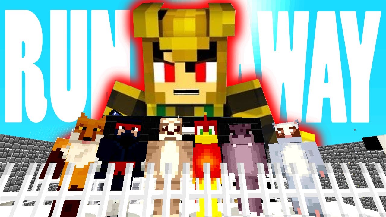 AVENGERS DE-ASSEMBLE !! - ( Soo Funny ) - Minecraft Run From The Beast