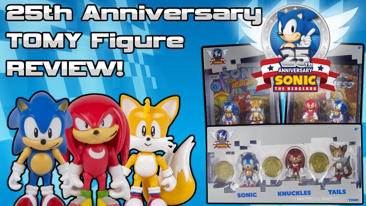 Sonic The Hedgehog 25th Anniversary TOMY Figure Review!