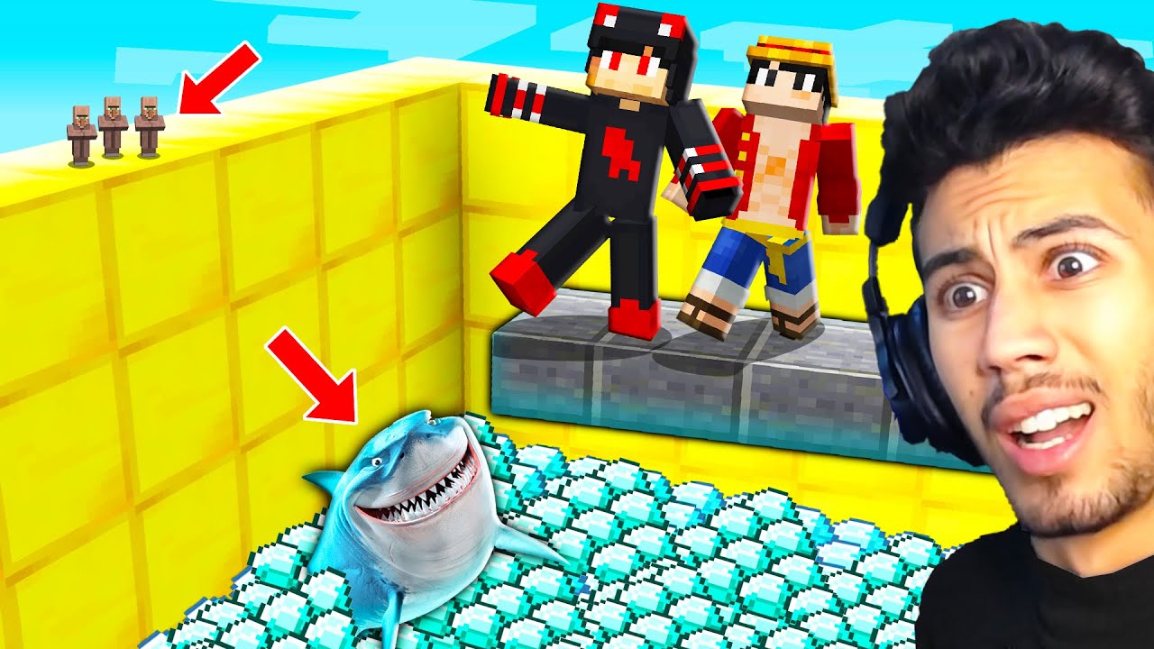 لقينا حوض سباحة أغنياء من الدايموند في قرية ماين كرافت !!؟