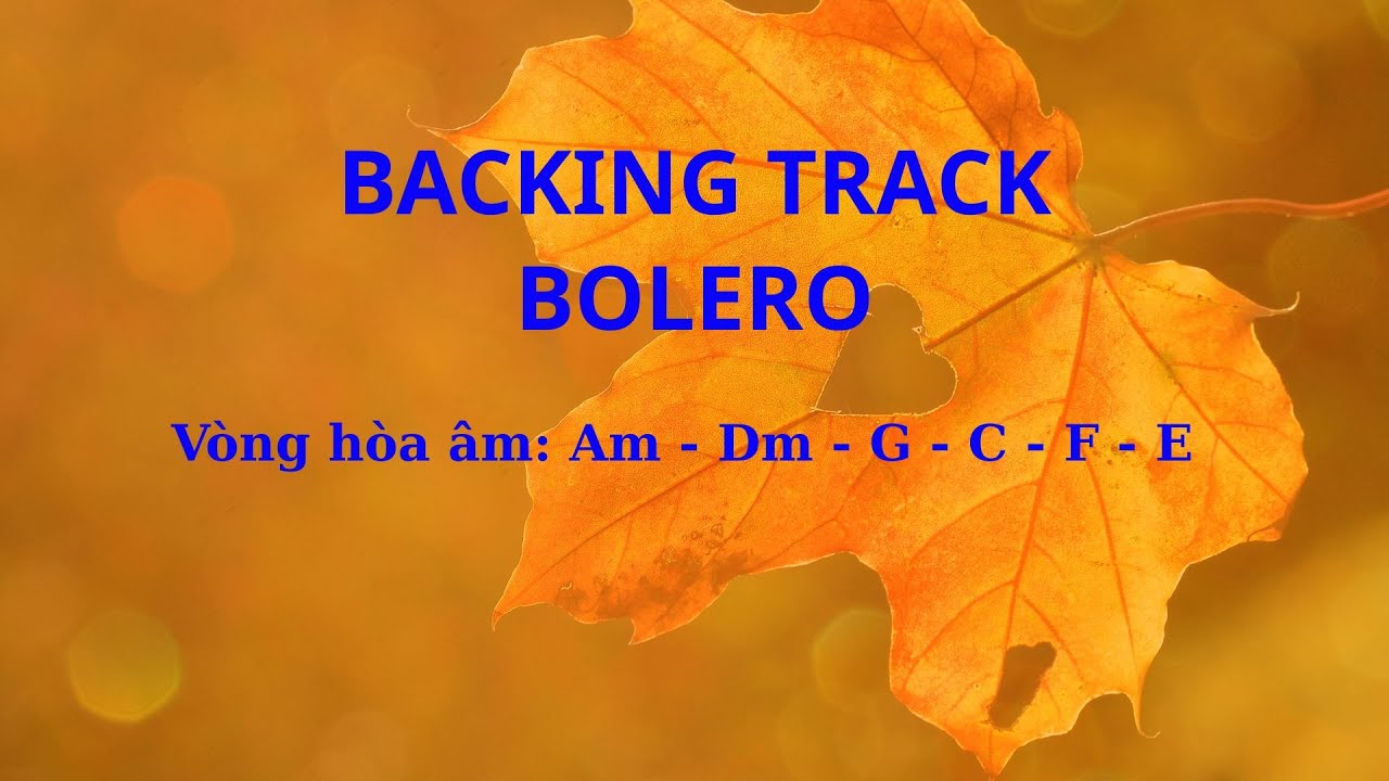 BACKING TRACK BOLERO