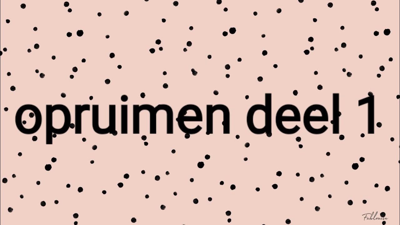 alles opruimen wat een rommel heb ik er van gemaakt! Reborns