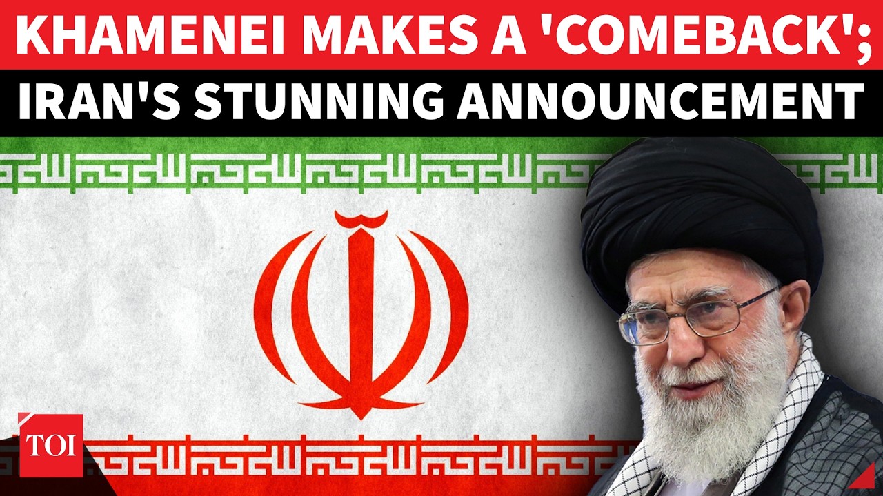 Khamenei 'Back': Iran TV's Stunning Announcement Amid U.S. Conflict | Here Is What It Means