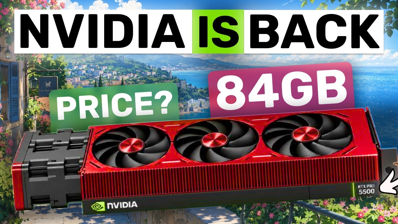 NVIDIA выпустила RTX PRO 5500 для БЮДЖЕТНОГО ЛОКАЛЬНОГО ИИ! (ЭТО ВЫГЛЯДИТ БЕЗУМНО!)