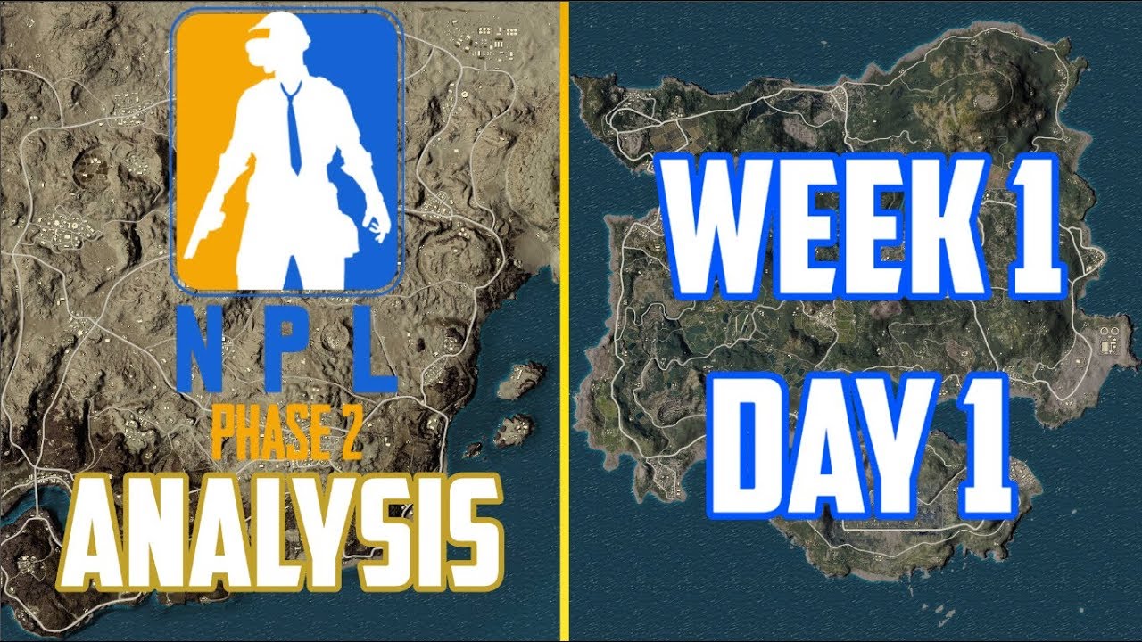 PUBG Analysis: NPL Phase 2 - Week 1 Day 1
