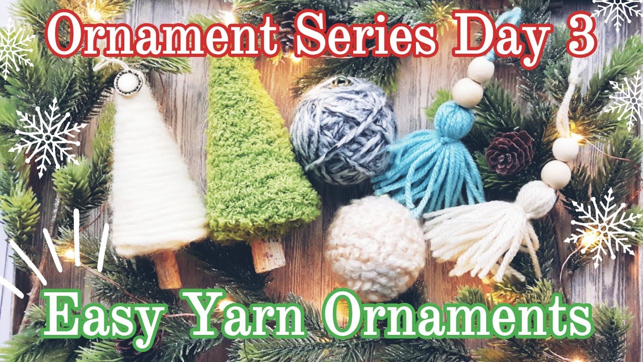 DIY Christmas ornaments || Christmas Ornament Series 2019, Day 3