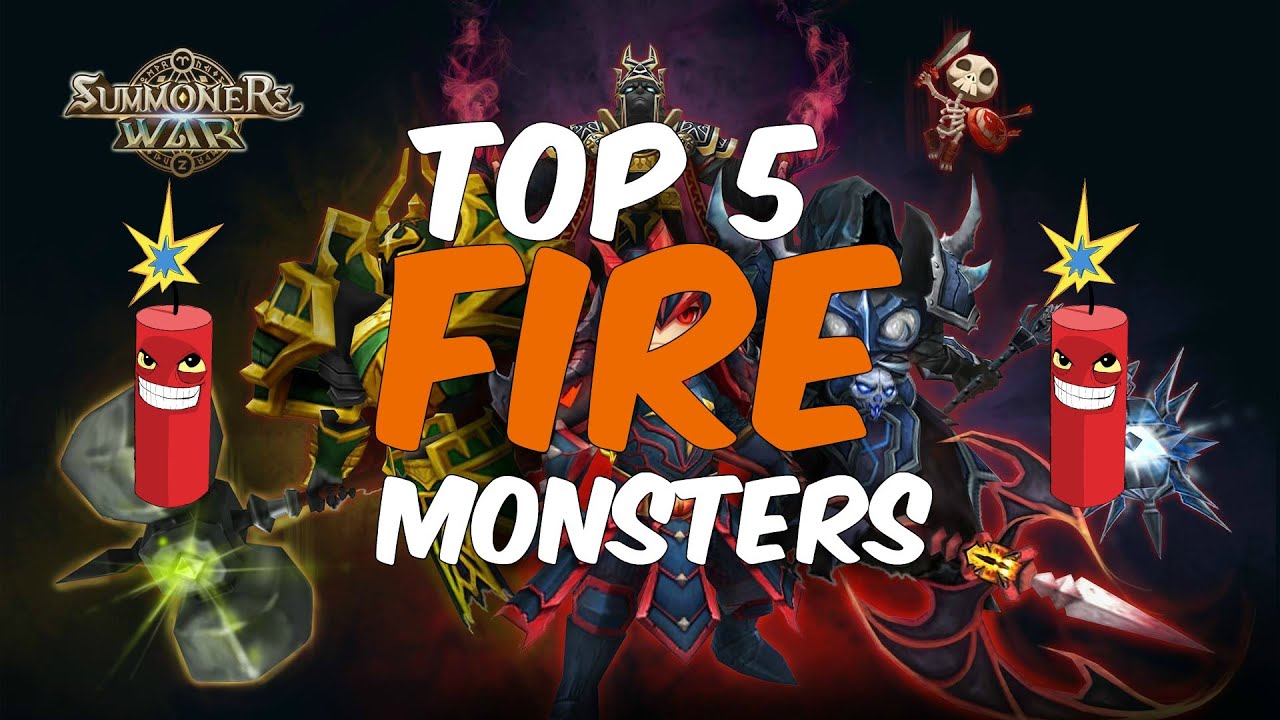 Summoners War: Top 5 Fire Monsters[4-Stars](2016)