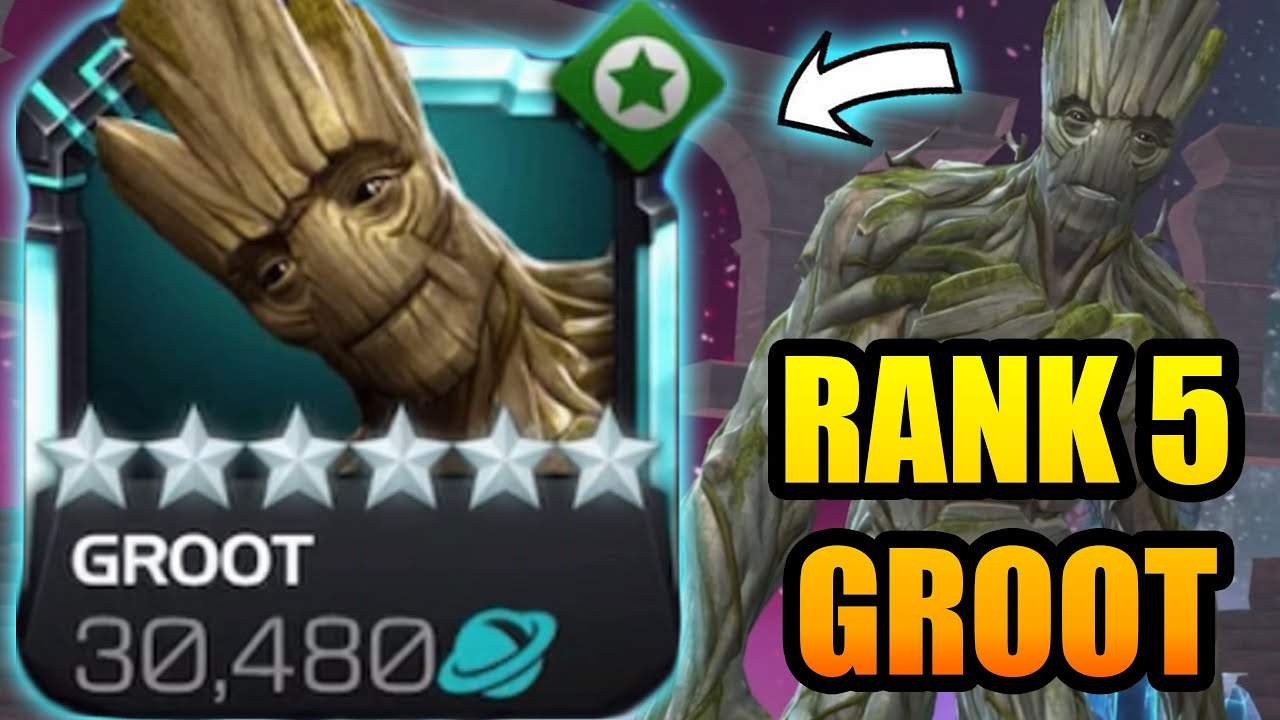 THE WORST CHAMPION IN THE GAME?! - 6 Star Rank 5 Groot Gameplay - Marvel Contest of Champions