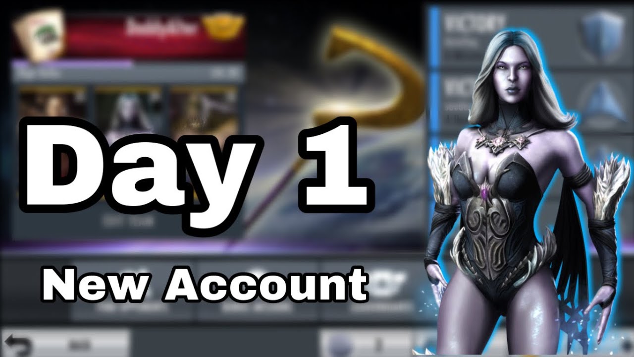 Injustice Mobile - Первый день создания нового аккаунта (24-часовое испытание аккаунта, завершени...