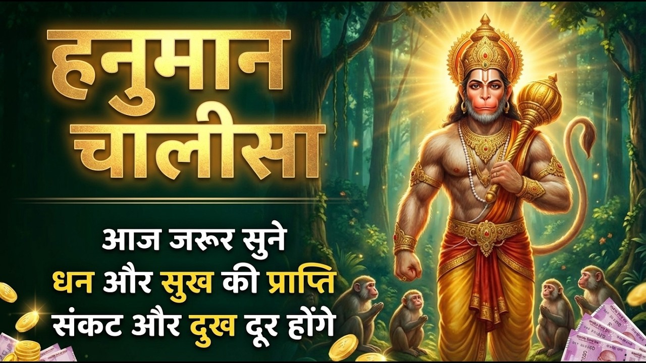 करोड़पति बनने का मार्ग 🙏101 हनुमान चालीसा — धन रुकावटें टूटेंगी 💰 | Hanuman Chalisa Nonstop Ful Path