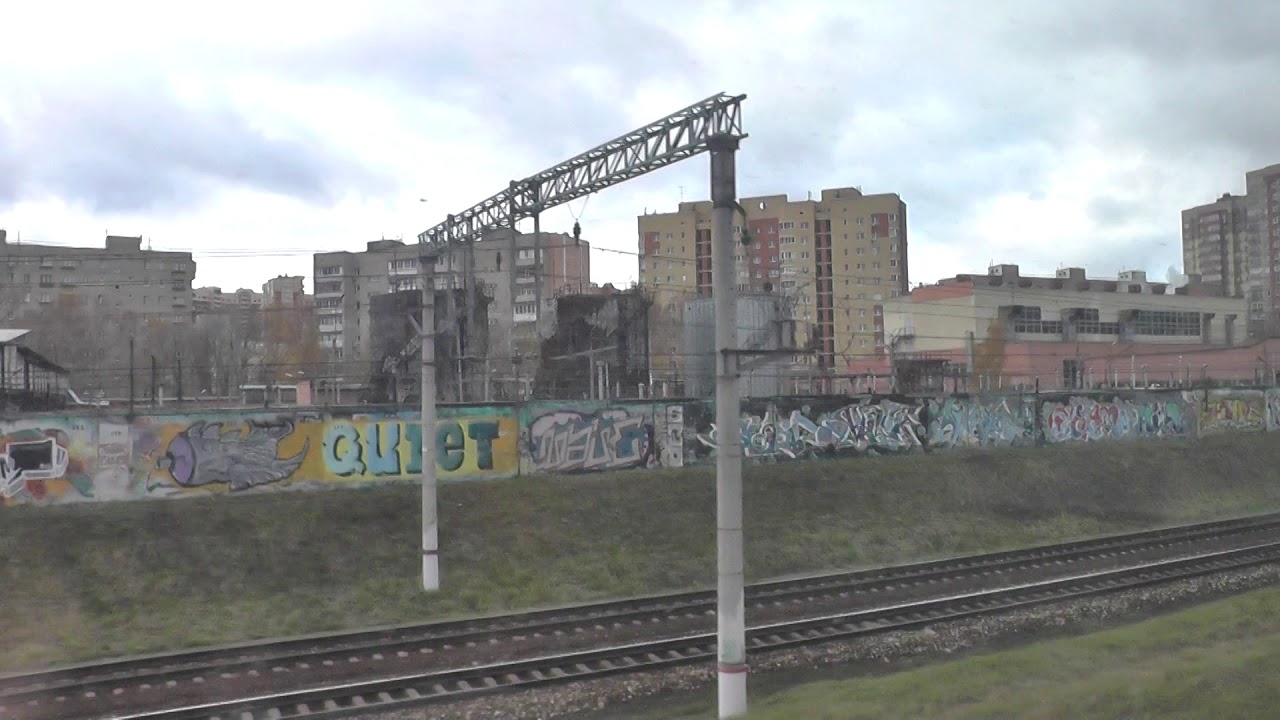 Москва из окна поезда