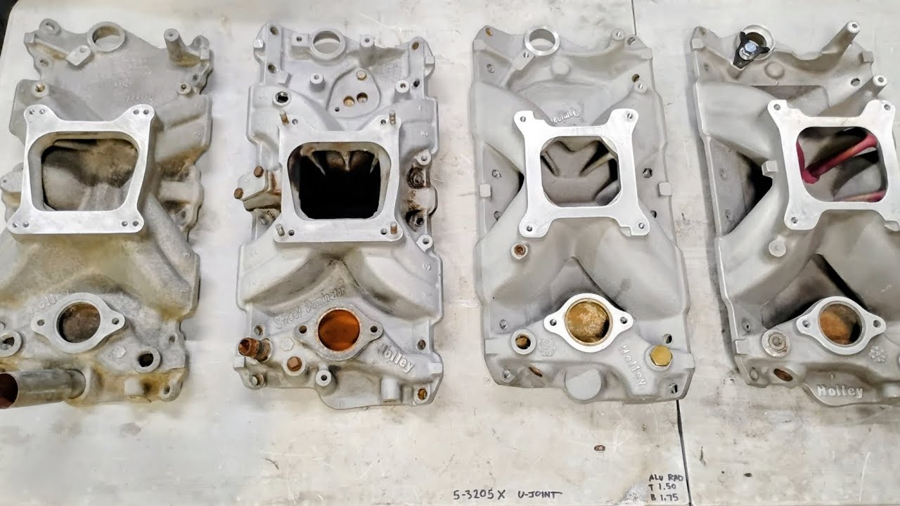Holley vintage 1970s single plane intakes. Street Dominators & Strip Dominators.