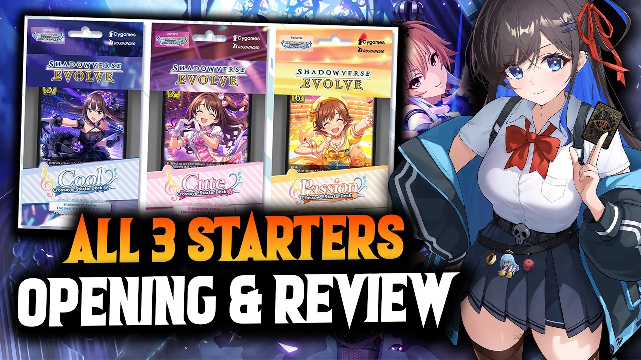 How good are the Idolmaster Starter Decks? Opening and Review | Shadowverse Evolve