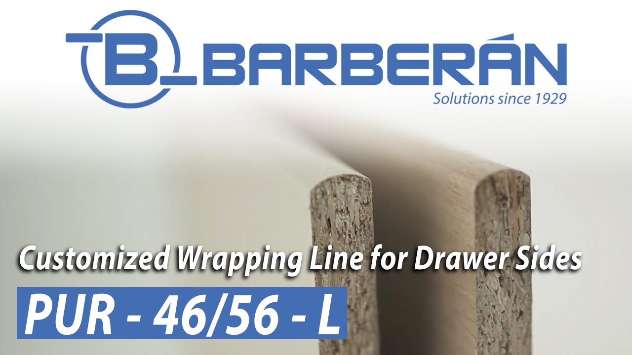 Customized Wrapping Line for Drawer Sides