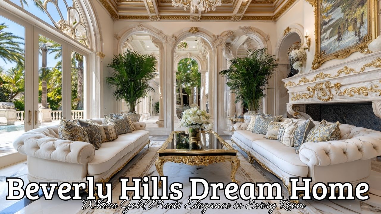 Beverly Hills Dream Home Where Gold Meets Elegance in Every Room