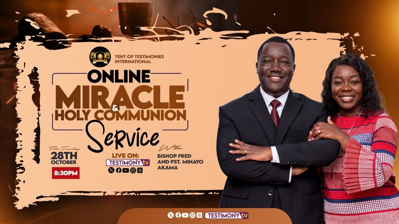 ONLINE MIRACLE & HOLY COMMUNION SERVICE || 28/10/2025