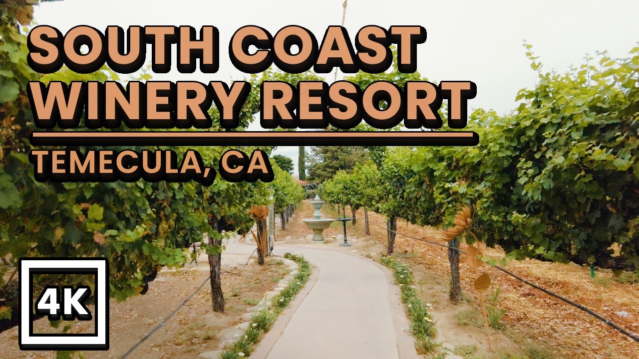 South Coast Winery Resort Walking Tour in Temecula, CA | 4K