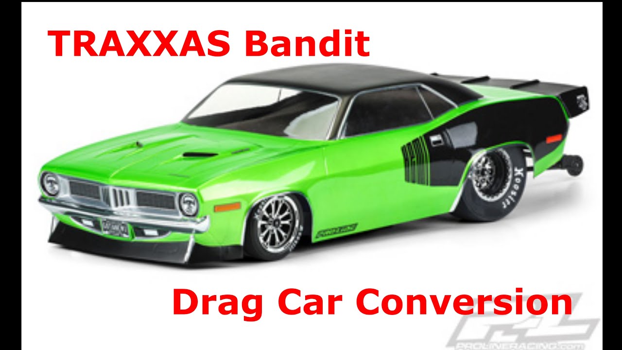 A Traxxas Bandit VXL to 72 Cuda Drag and Paint Build (Part 1)