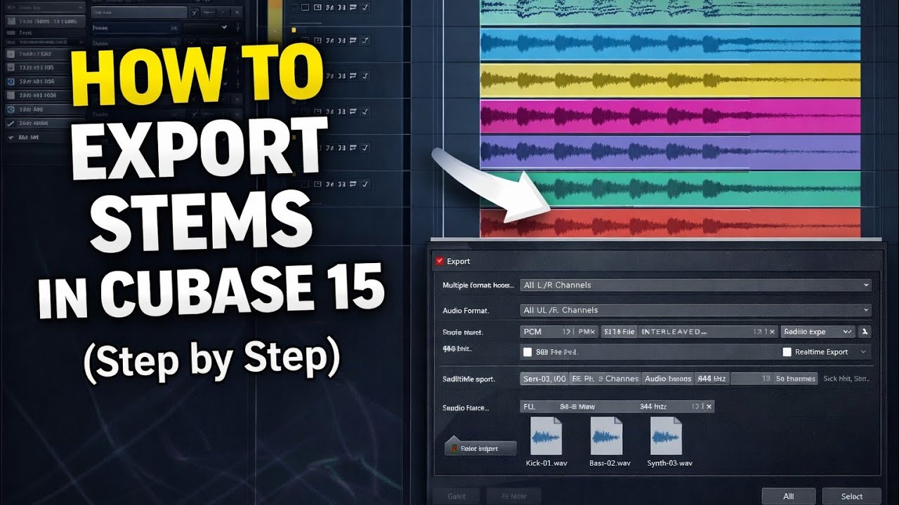 How to Export Stems in Cubase 15 (Step by Step) +255693314017