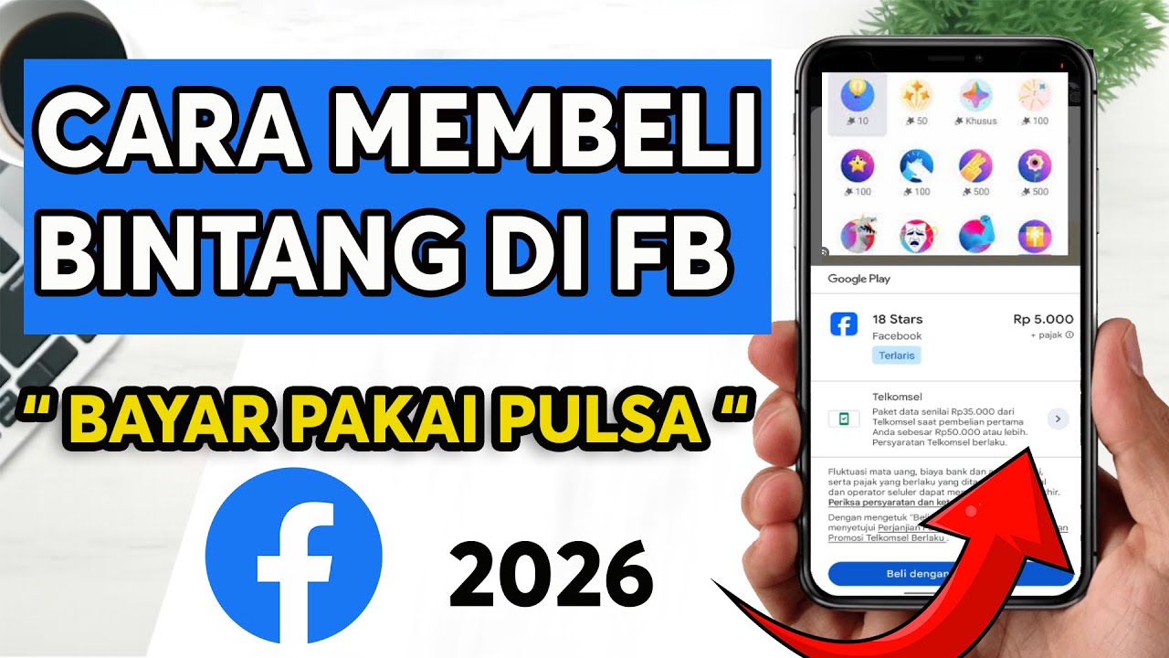 Cara Membeli Bintang di Facebook dengan Pulsa | Mudah & Terbaru 2026