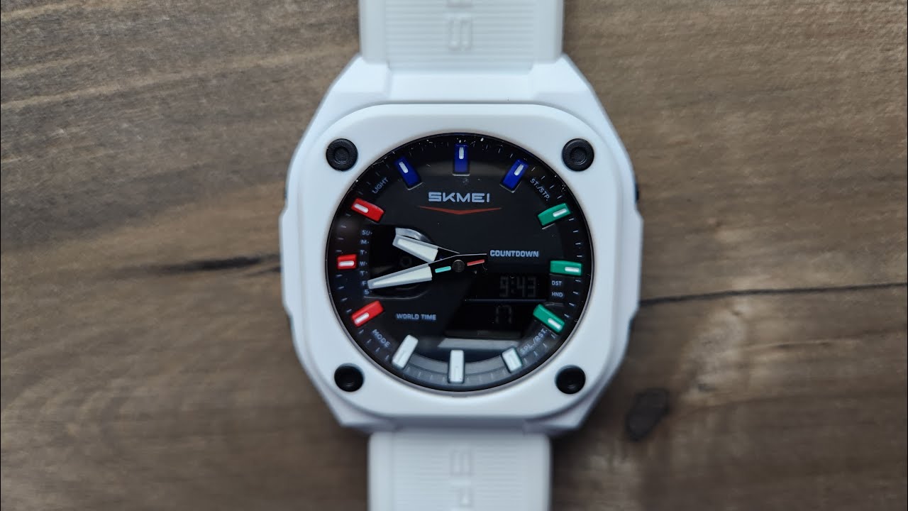 SKMEI 2328 con Hora Mundial por solo 7USD (unboxing y revisión)