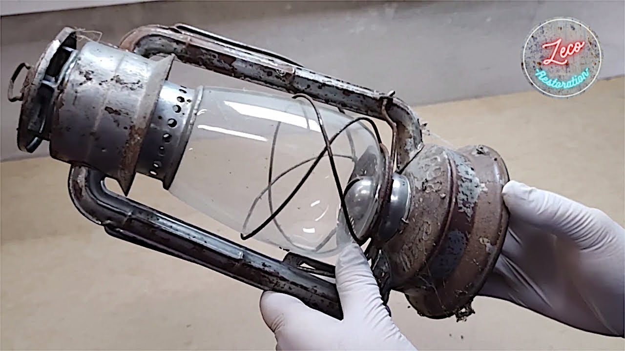 80 Years Old Oil Lantern - Restoration