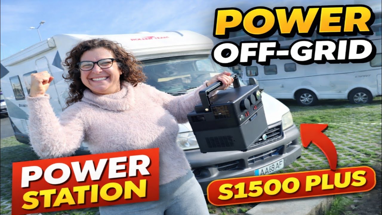 Estação de Energia S1500 Plus da Allpowers vale a pena? Teste real em Autocaravana ⚡🚐