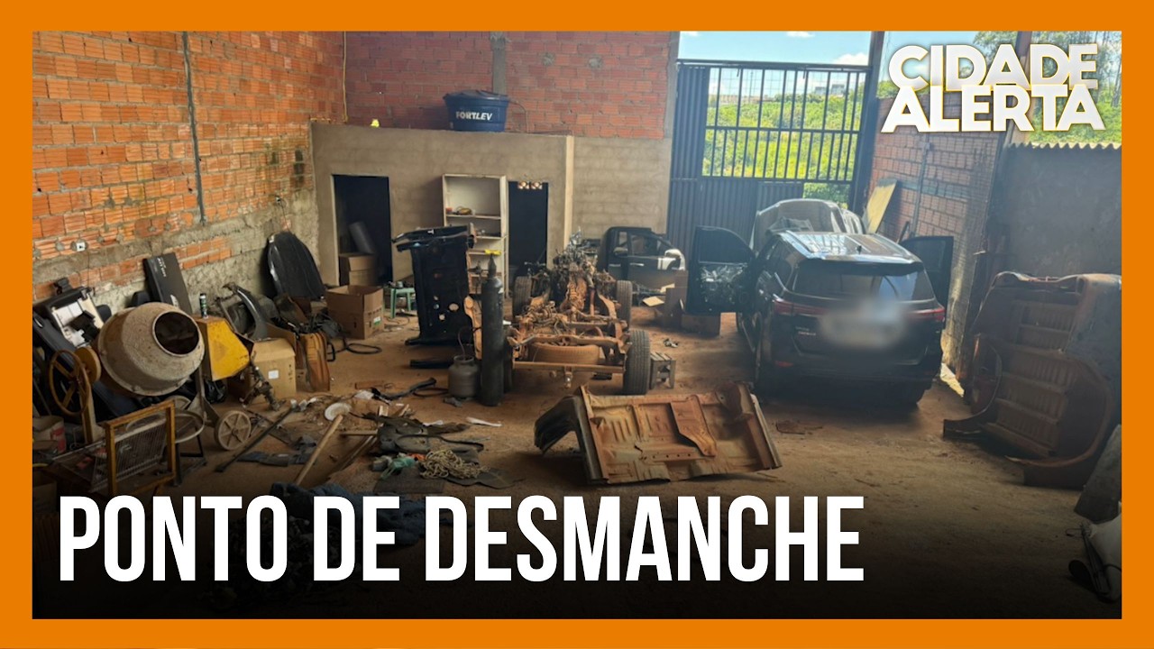 Dupla presa: caminhonetes furtadas são recuperadas em ponto de desmanche em Uberlândia