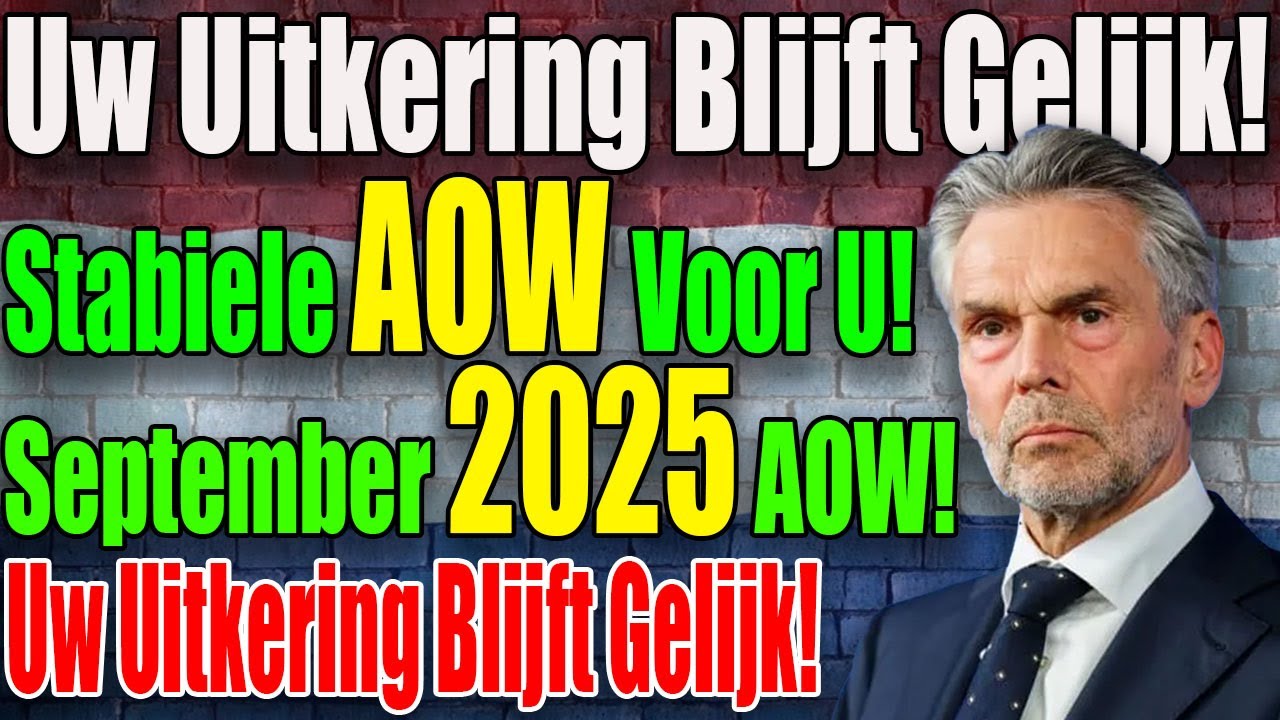 📊 September 2025 AOW Update: Geen Wijziging, Wel Stabiliteit in Uw Uitkering