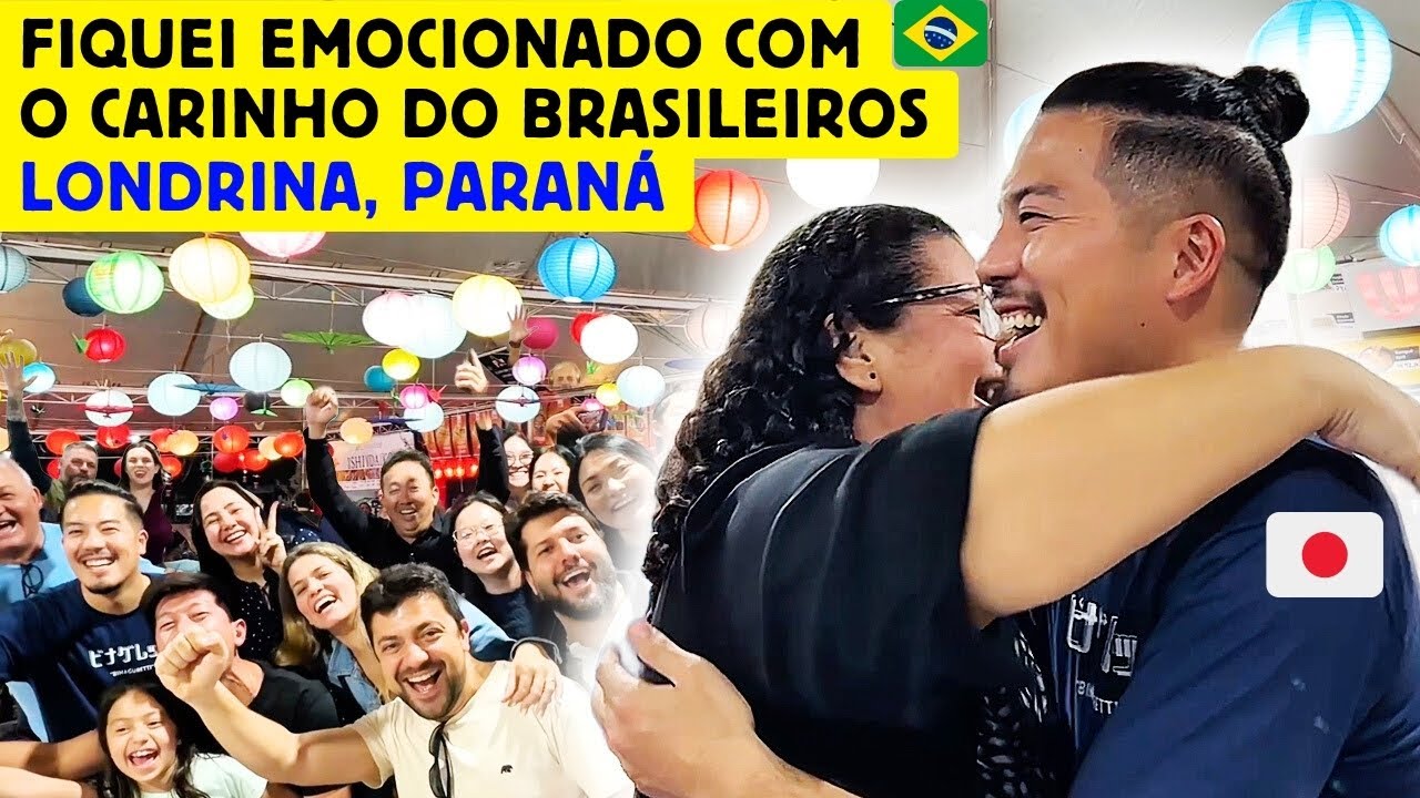 Fiquei emocionado com o carinho dos brasileiros. Londrina, Paraná