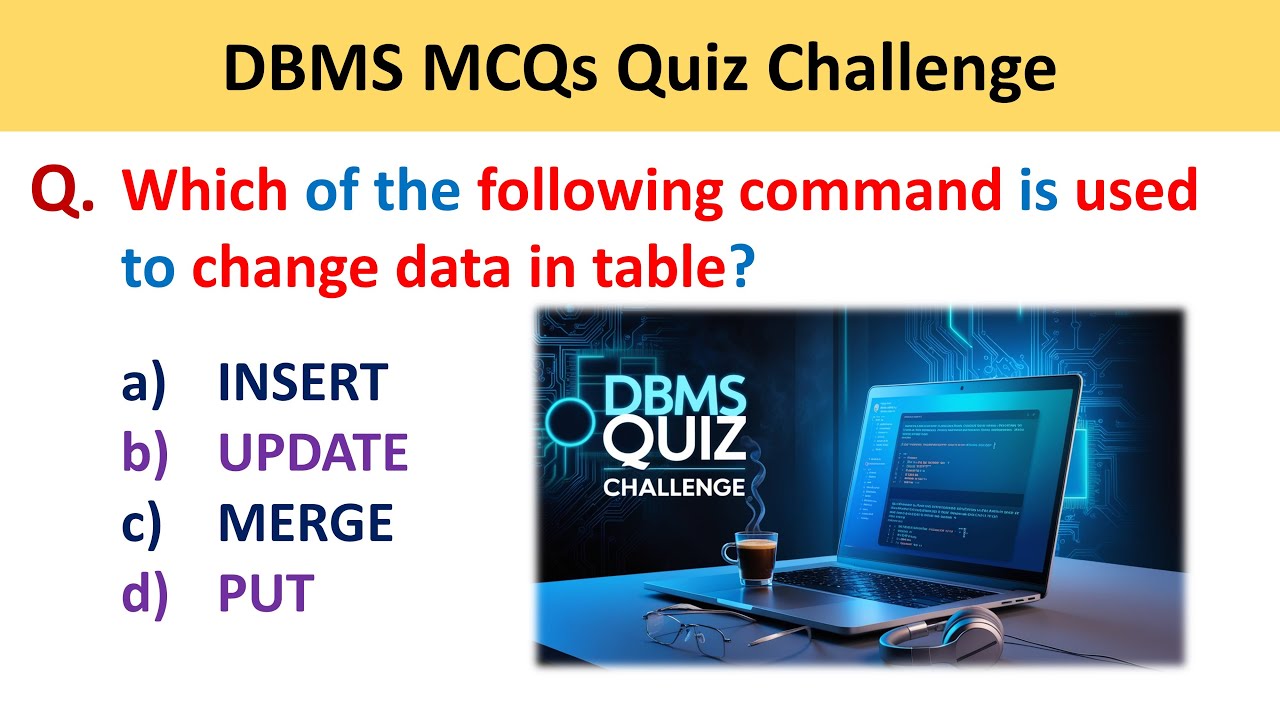 Top 50 DBMS MCQ For Competitive Exams 2024 | Database Management System MCQs  - Part 6