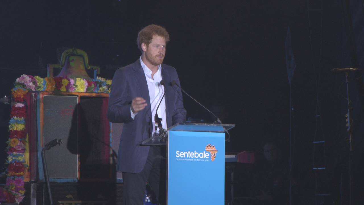 Prince Harry's speech at the Sentebale concert at Kensington Palace