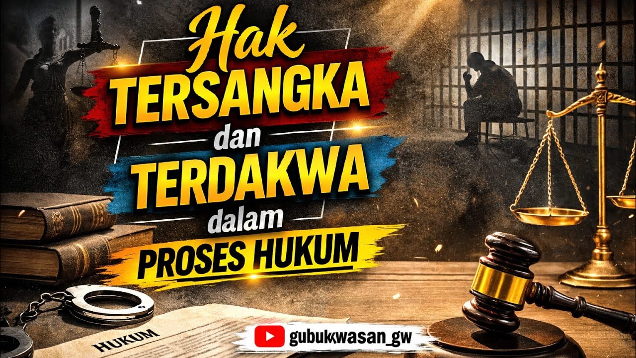HAK TERSANGKA DAN TERDAKWA #literasi #kuhapbaru #tersangka#terdakwa 