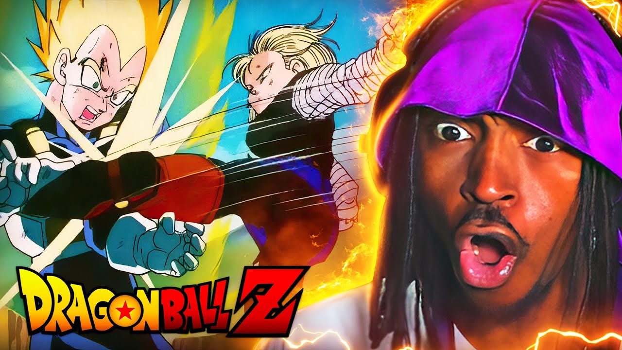 FIRST TIME WATCHING DRAGONBALL Z ANDROID SAGA FINALE *Vegeta vs Android 18*