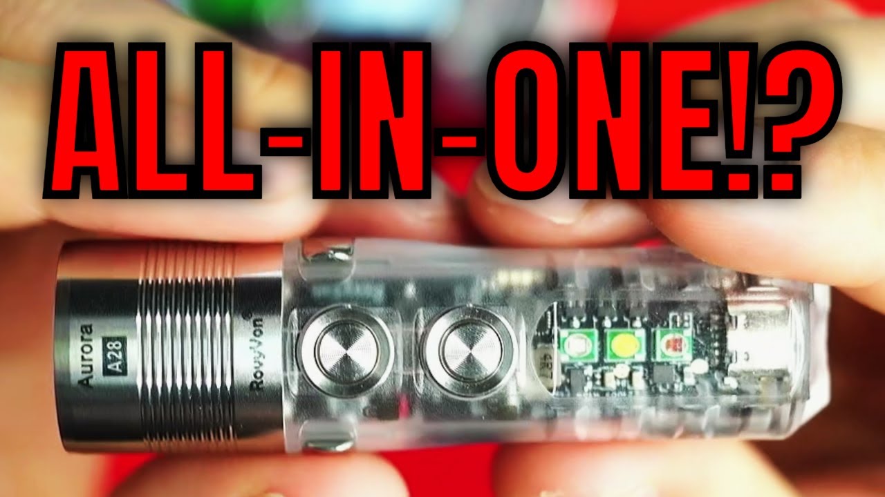 The Ultimate Keychain Flashlight? RovyVon A28