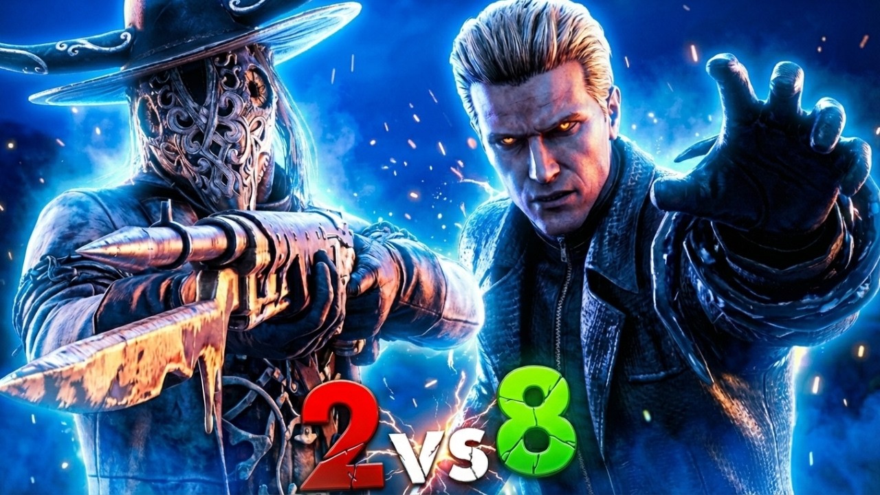 Metiendo PRESIÓN con El ARPONERO y WESKER en 2vs8 | Dead by Daylight