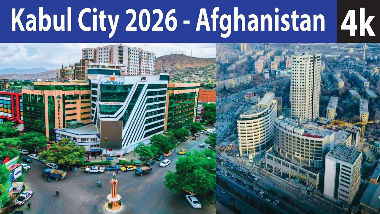 Kabul City 2026 , Afghanistan 4K By Drone 2026