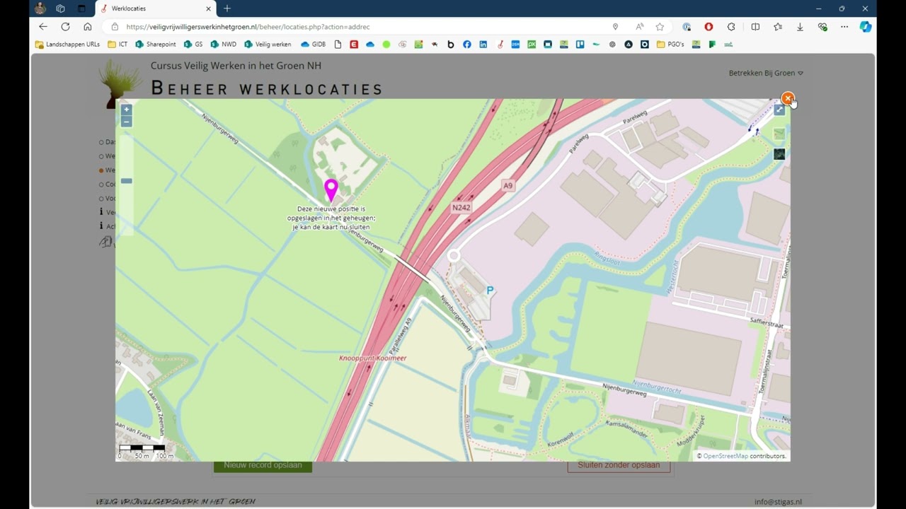 Uitleg Veilig Werken Webapp