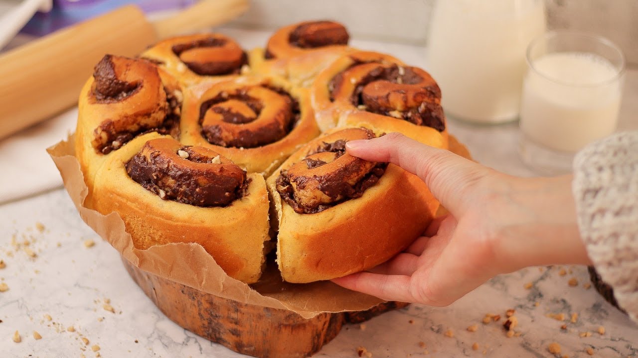 Pumpkin Nutella Rolls l Bundeva Rolice Punjene Nutellom