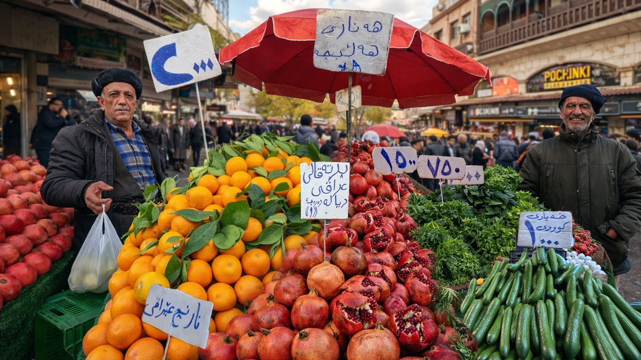 Walking Through Kurdistan’s BUSIEST Bazaar 🇮🇶 | Food Tour